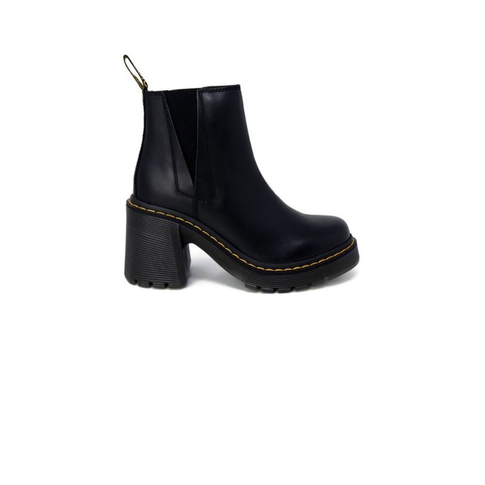 Dr. Martens Black Leather High Heel Women's Pumps